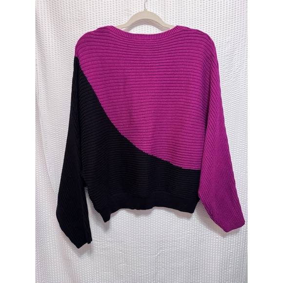 Express‎ Color Block Ribbed Sweater, Size Medium, NWT - Picture 2 of 6